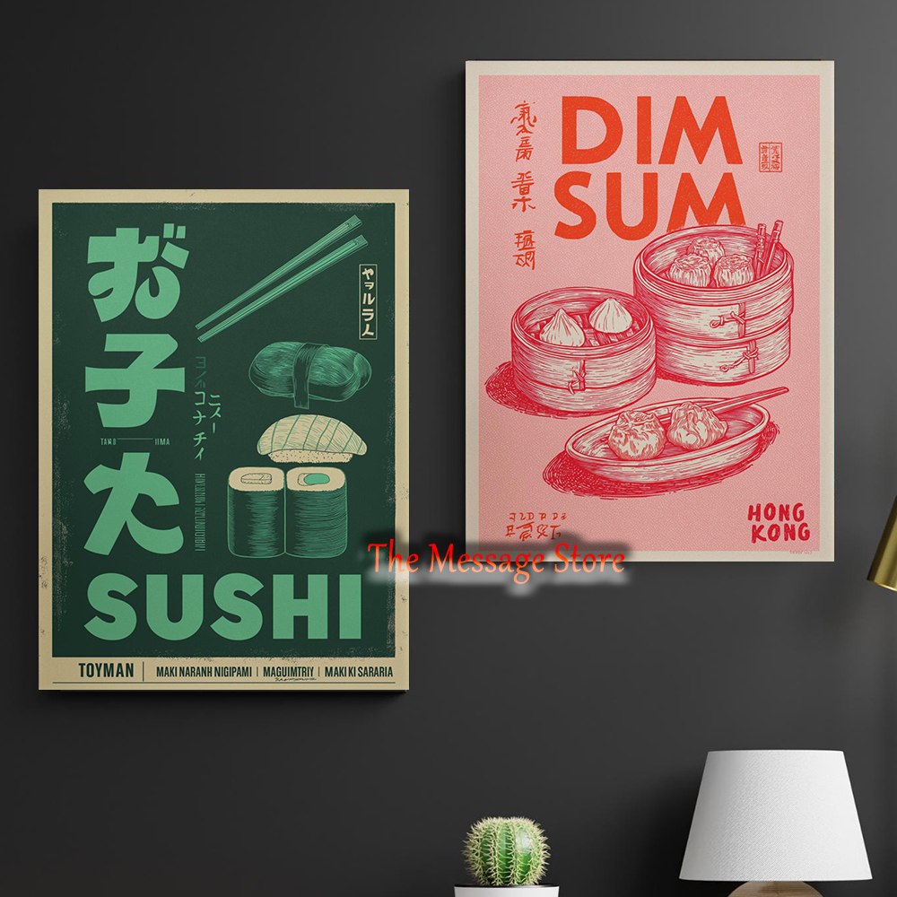 Japanese Lifestyle Culture - Dim Sum Hong Kong Sushi Retro