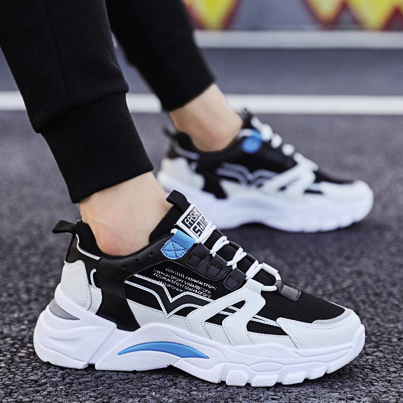 Japanese Women Lifestyle - Big Size Chunky Height Man Sneakers