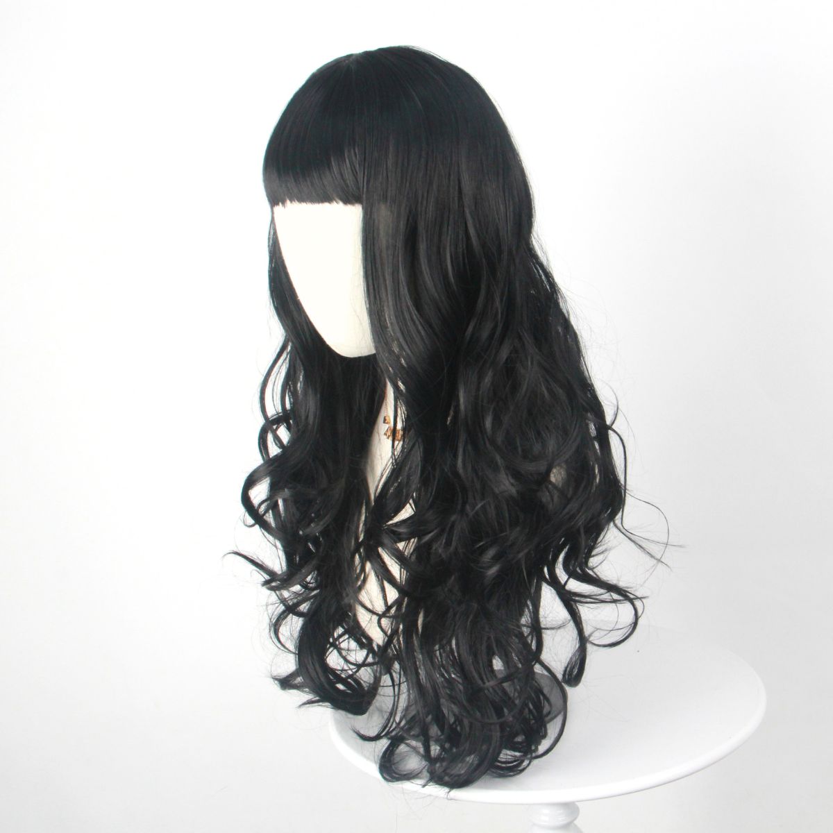 Black Long Curly Hair with Ban - Japanese Women Lifestyle recensione e prezzo