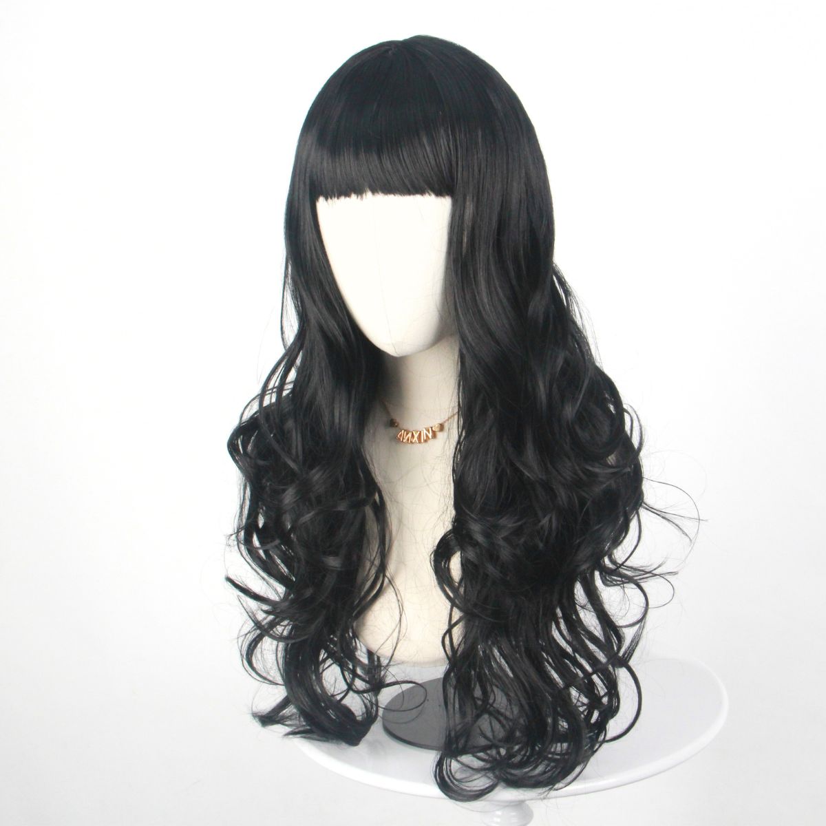 Black Long Curly Hair with Ban - Japanese Women Lifestyle recensione e prezzo