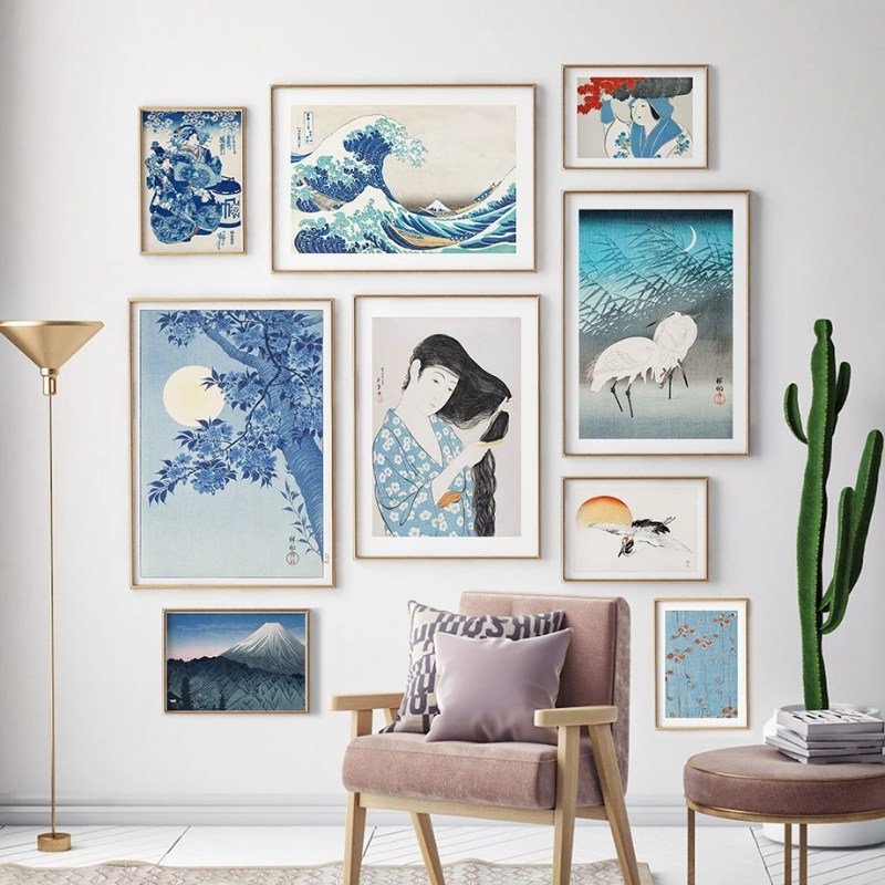 Vintage Hokusai Waves Mount Fu - Japanese Women Lifestyle recensione e prezzo