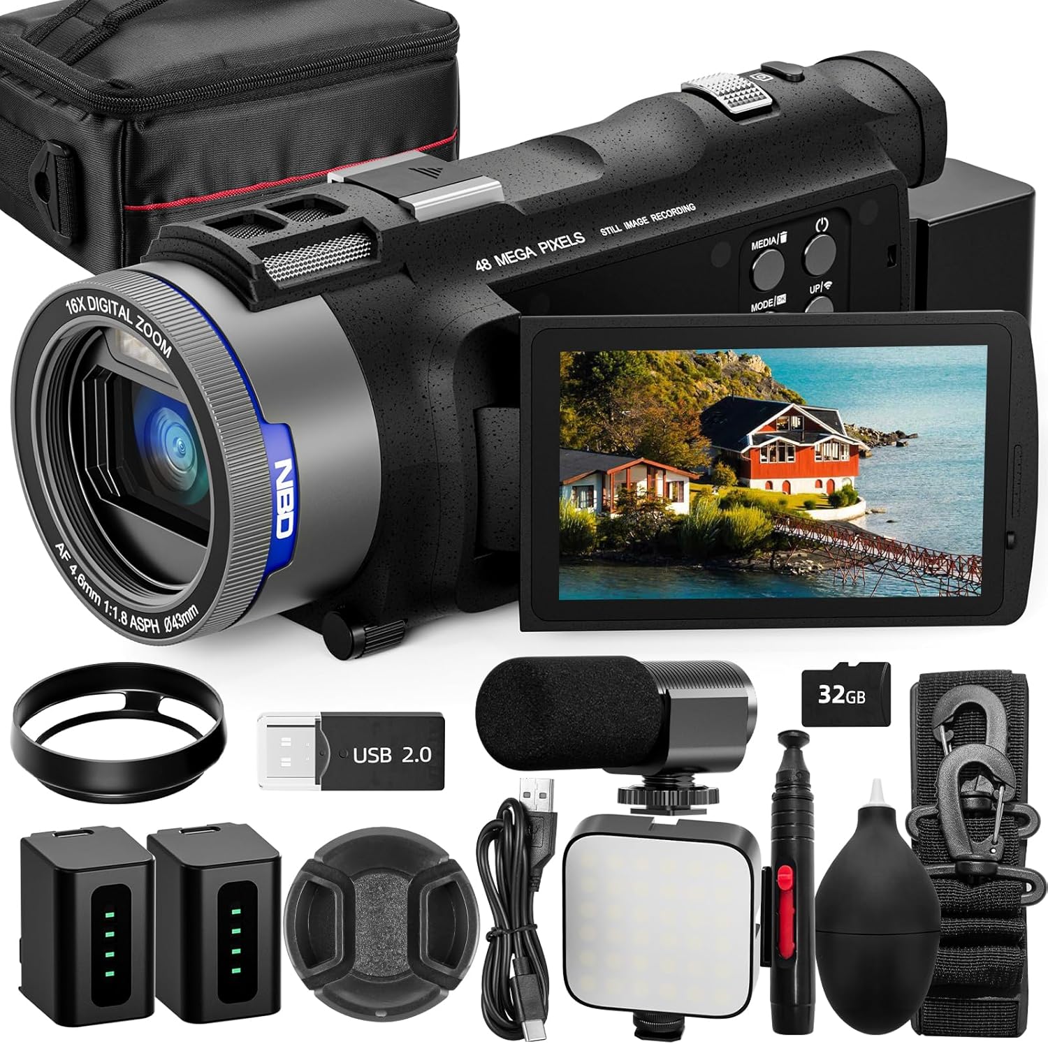 NBD 4K Camcorder Video Camera  - Japanese Lifestyle App recensione e prezzo