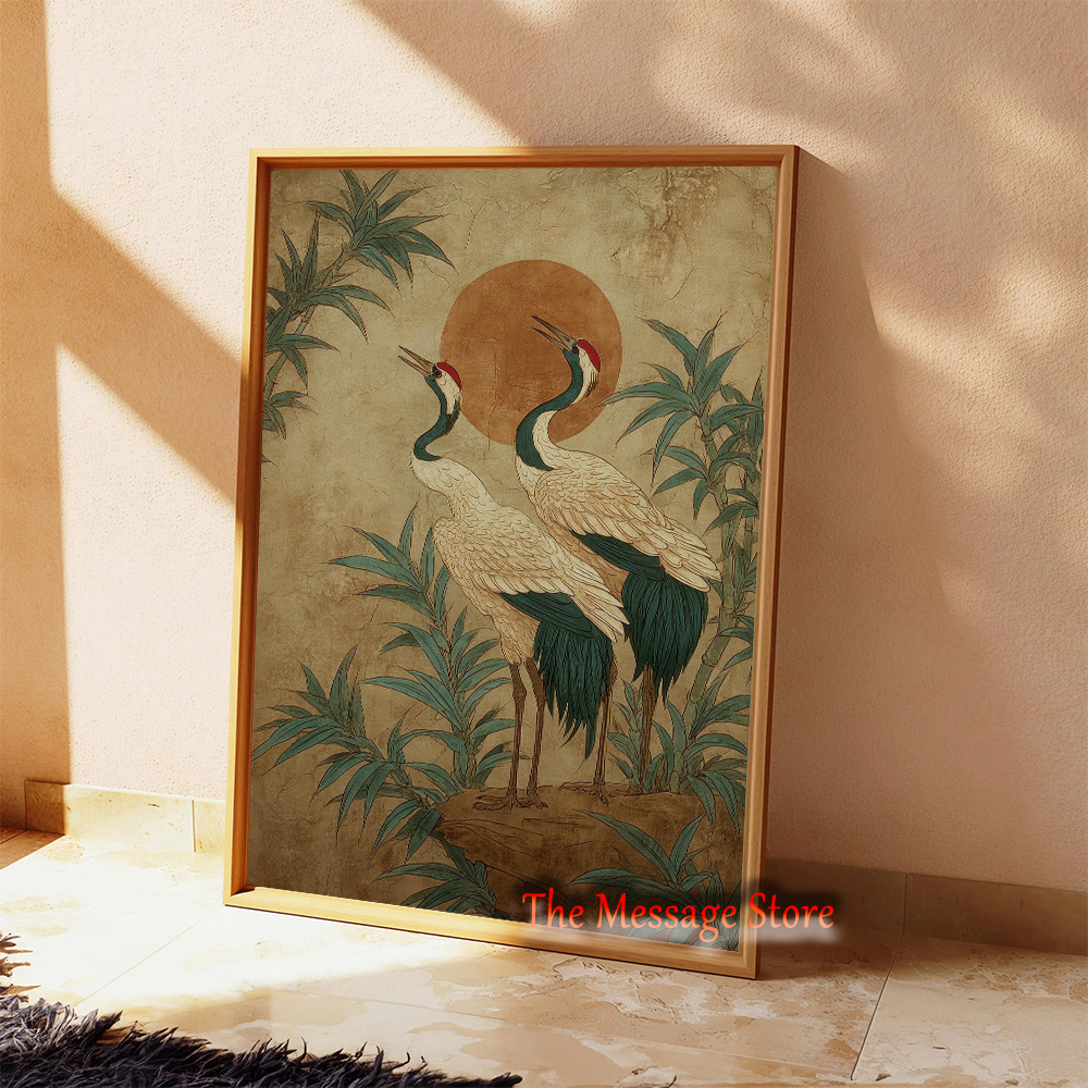 Traditional Nature Crane Birds - Japanese Lifestyle And Traditions recensione e prezzo