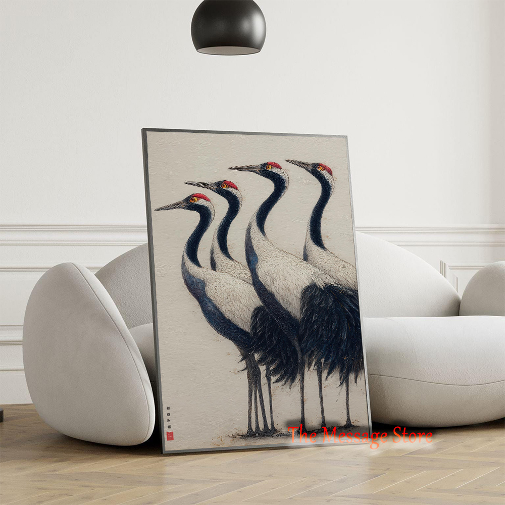 Traditional Nature Crane Birds - Japanese Lifestyle And Traditions recensione e prezzo